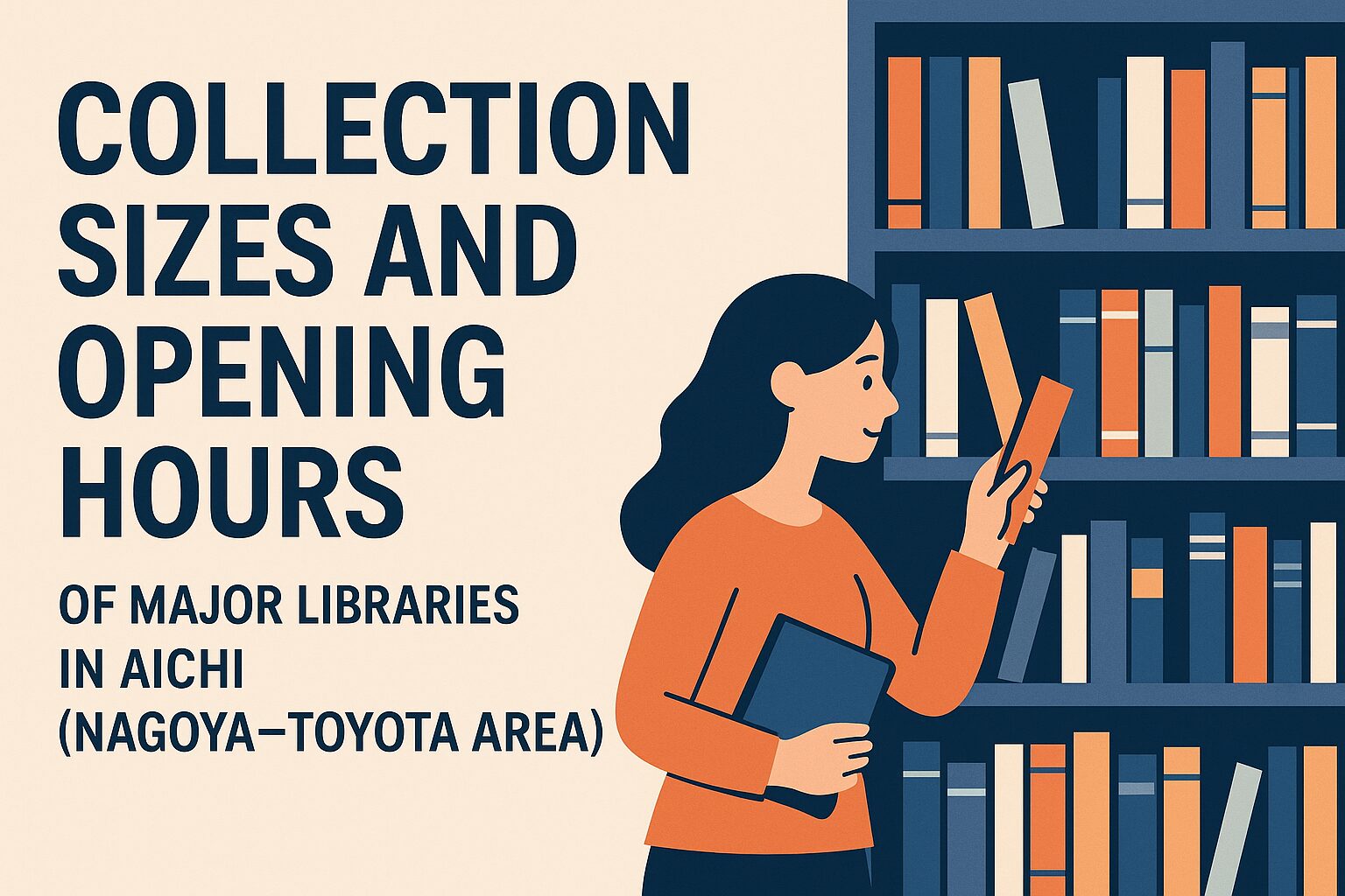 Collection Sizes and Opening Hours of Major Libraries in Aichi (Nagoya–Toyota Area)