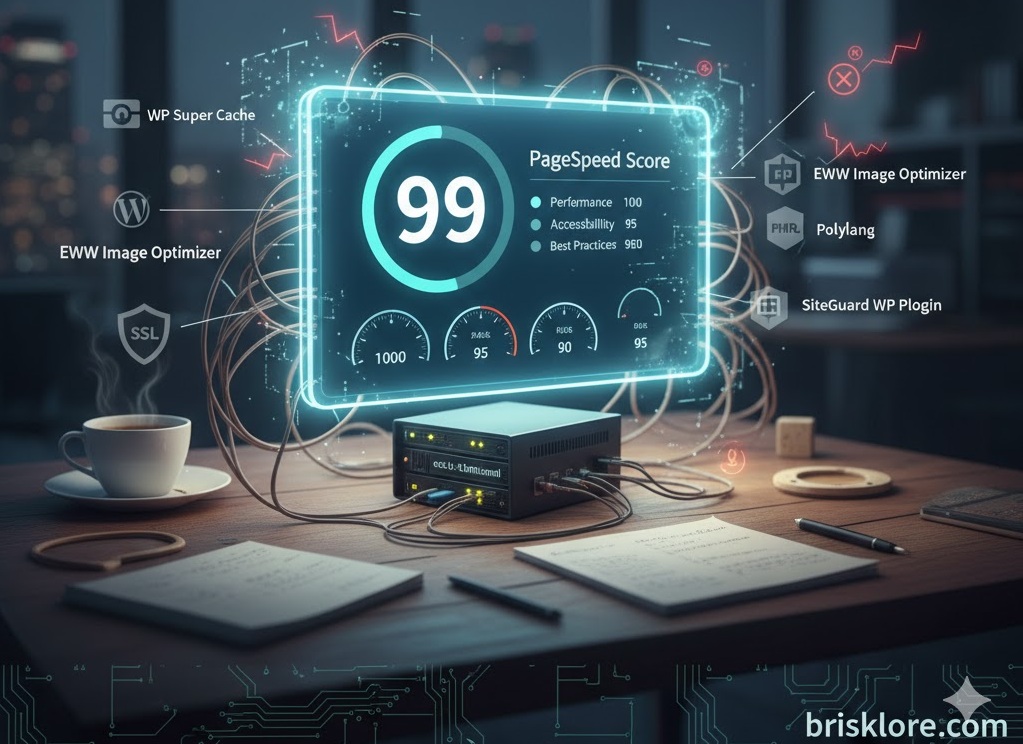 fast wordpress website on low spec server